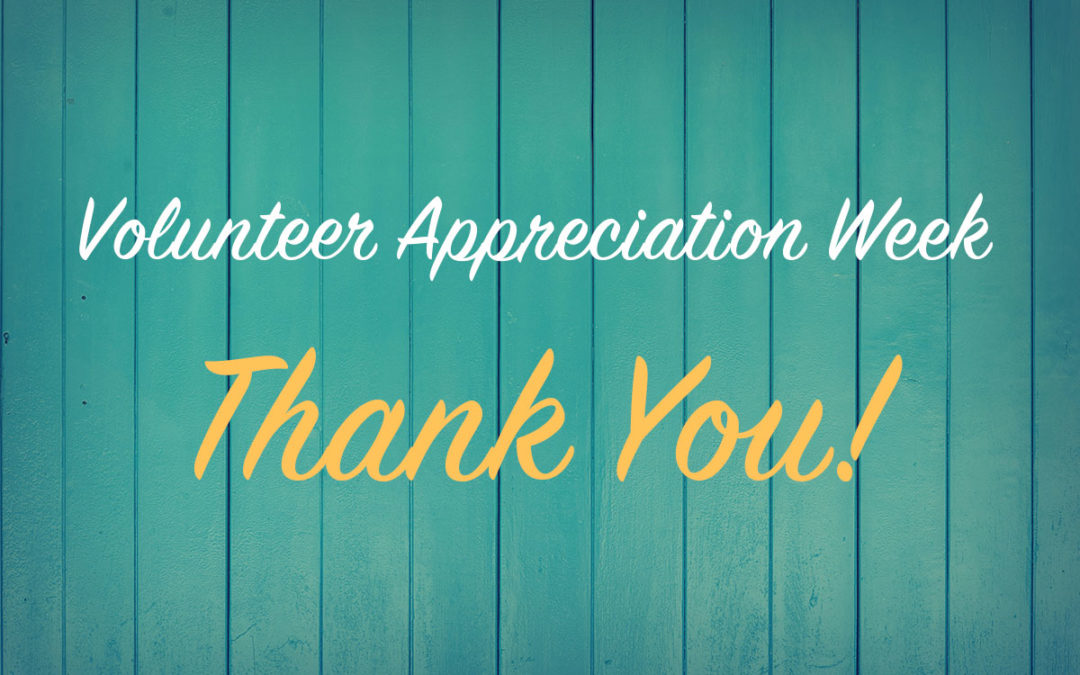 Happy Volunteer Appreciation Week 2020!